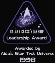 Star Trek Leadership Award  7/29/98