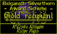 Belgarath Silverthorn Domain Gold Award  8/17/98