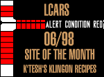 LCARS Site of the Month Award  6/98